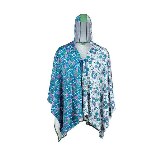 Classic Indian Block Print Poncho