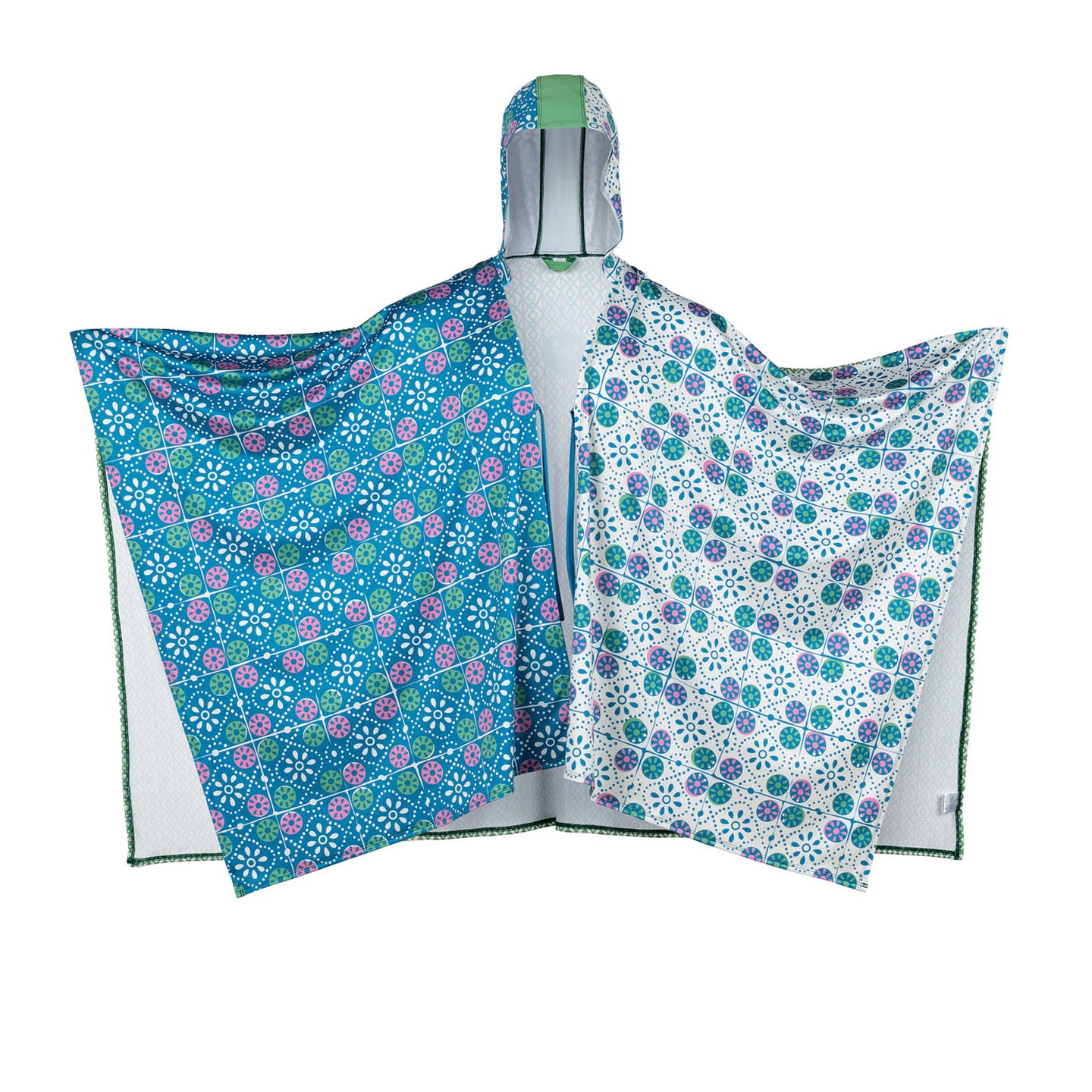 Classic Indian Block Print Poncho