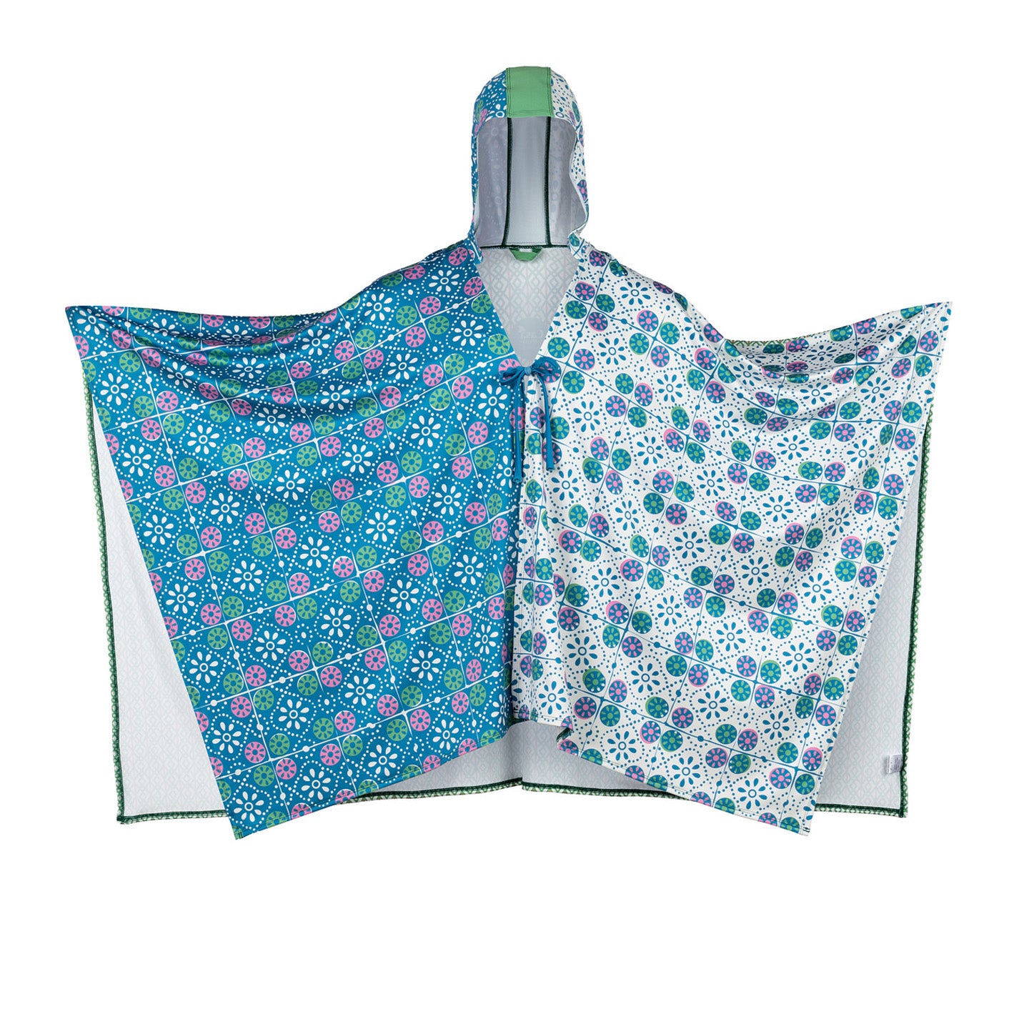 Classic Indian Block Print Poncho