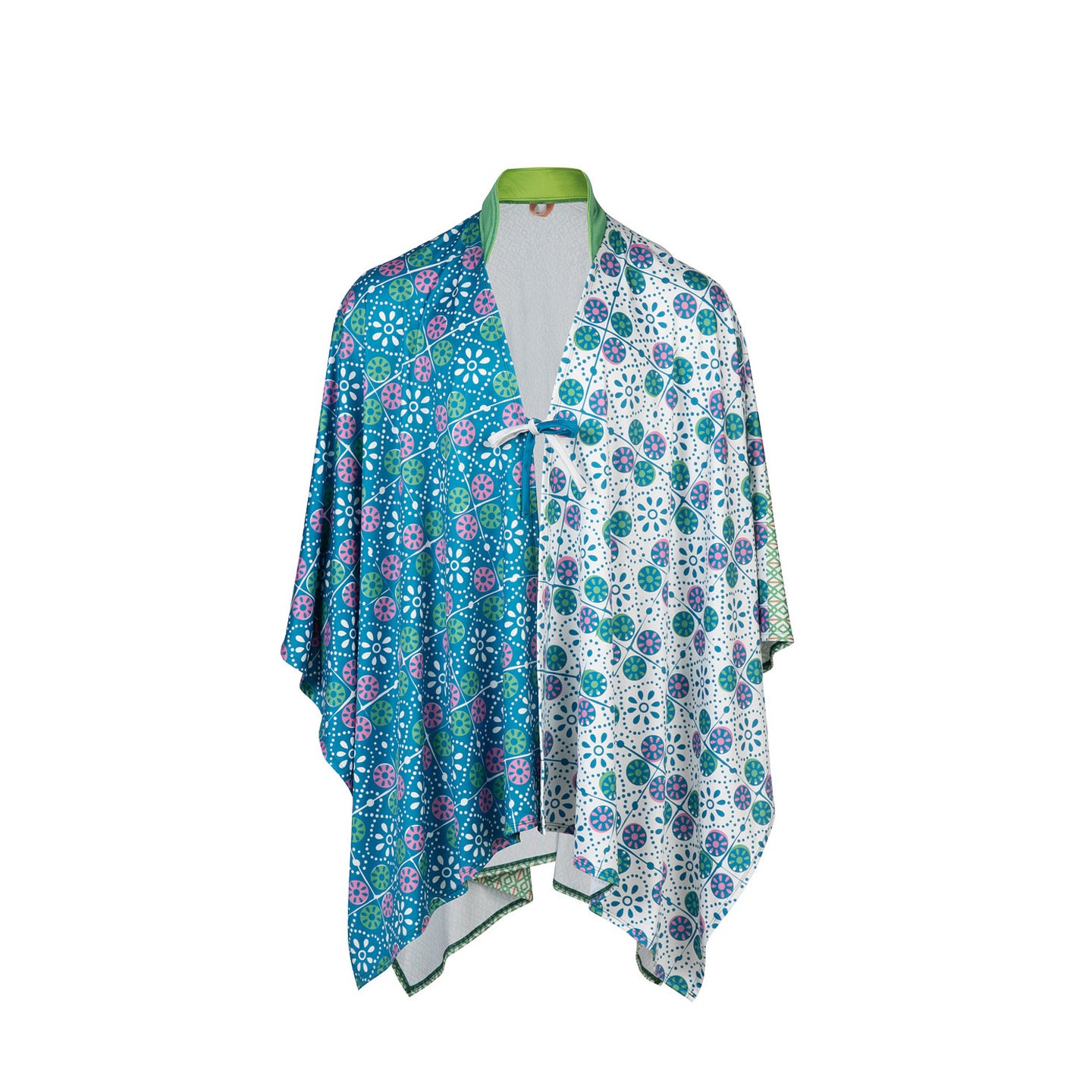 Classic Indian Block Print Poncho